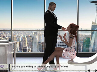 Julia Blows Her Boss for Master Degree Recommendation