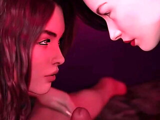 Lust Academy 63 NSFW Walkthrough: James Fucks Vanessa & Lucy in Wild Threesome Creampie Orgy