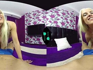 Blanche ft. Blanche Bradburry: Cowgirl, Big Tits  Blonde VR Porn