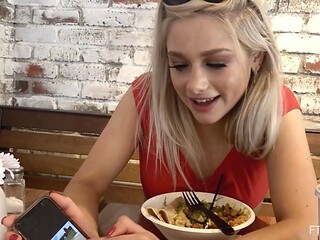 Blonde Lesbian Squirts Like a Goat with Toys