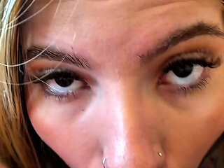 Casting Ends up with Rough Sex - Blonde Sexy Gostosa Hardcore Doggy Style Sex and Blowjob in POV