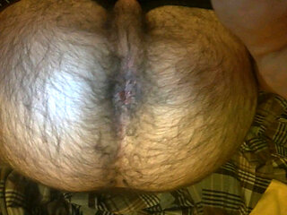 I my hairy ass with toys