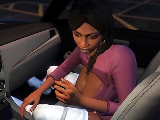 GTA 5- Franklin gets a Hooker service