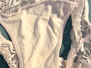 Cum on wife's panties 35