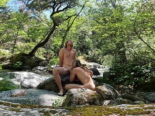 We Got Caught Fucking at a Waterfall with Facial & Cumwalk