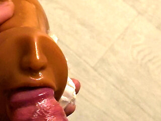 Great sucking from a pocket pussy toy.. l know you wanna be her and take it