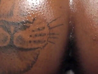 Thick Slut Getting Her Back Blown Out by Local Rapper