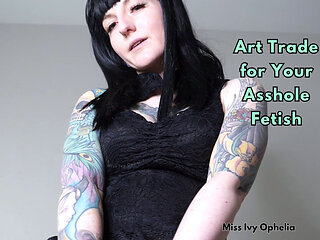 Art Trade for Your Asshole Fetish - Femdom Roleplay