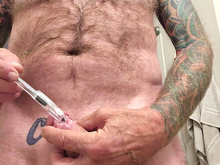 Spanking my morning wood