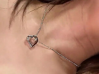 College Asian teen filmed in threesome with stepbrother