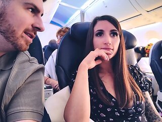Petite brunette Lina Rose shares her libertine lifestyle in a French vlog