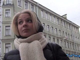 Petite Russian Brunette In Stockings: Amateur, Teen  Threesome Porn