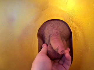 Married hetero explodes at the gloryhole - fountain shoots meters high