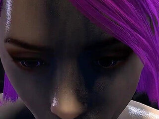 Sexy Robot Girl Gives Full Service