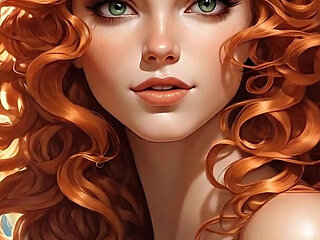 Lustrender Comic Style Nude Elf Girl Slideshow - Sexy Ai Fantasy Elf Pussy & Tits