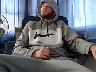 Making My Soft Cock Hard. Smoking and Edging