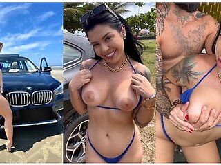 Drii Cordeiro - Naughty Brunette Had Sex In The Abandoned Kiosk By The Sea