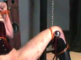 Humiliating pussy playing