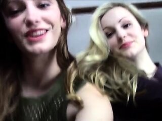 Goddess Brooke and Goddess Vikki-TWINS - Dinner time for