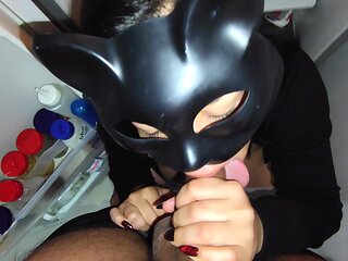 I Go To The Kitchen For Some Fruit And My Stepdad Surprises Me And Makes Me Suck His Black Cock