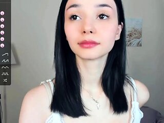 Japanese babe going solo