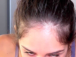 She Caught You Jerking off and Made the Best Sensual Blowjob Ever