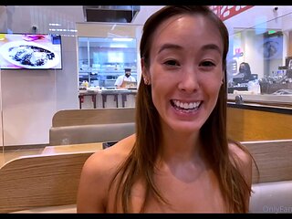 Cumshot amateur MILF suck and jerks dude in the bedroom