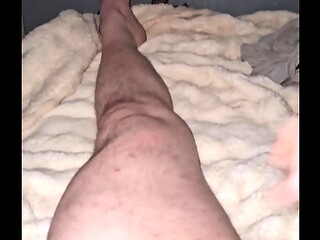 Pulling my cock hard