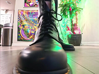 6'7 Giantess in Doc Martens Stomping Hard Vicious Slow-mo Stomps