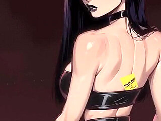 My New Girlfriend Taboo Hentai Game Ep. 41 BDSM Spanking with My Goth GF!