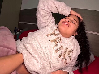 Renata Gomez apronta durante sua estadia na mans&atilde_o