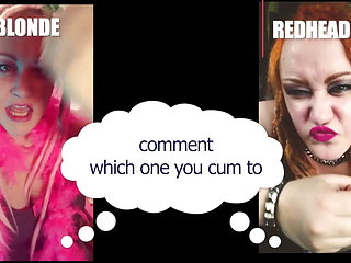 Comment Which One Made You Cum Blonde or Redhead Straig...