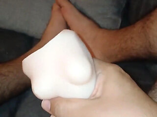 Masturbation Whith a Bixesual Toy.