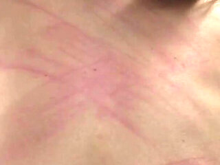 Horny Luca Bella bare back whip