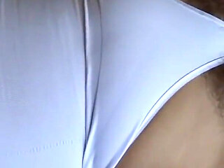 My Hair Comes Out From Between My Panties and My Cocks Get Very Hard