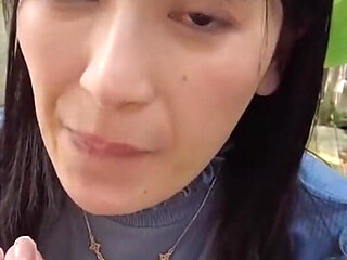 Skirt Side Tease Where Slick Grazing Turns to Instant Climax the Moment She Sinks in - 2