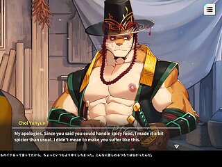 Gay furry action with Japanese cutie Dryagon072 getting a handjob and a cumshot