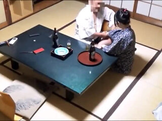 After Hours Seduction of a Hot Spring Attendant Captured in a Private Room Session -scene.1