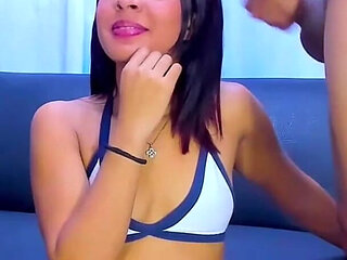 In the Elevator: Going Down to the Ground Floor While Sucking