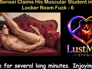 Gay Audio Sex Story - Judo Sensei Claims His Muscular Student in Rough Locker Room Fuck - Part 6