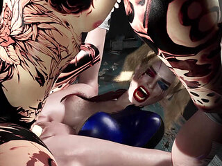 Harley Quinn an Joker Mad Sex