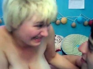 Blonde Amateur With Huge Natural Boobs On Webcam
