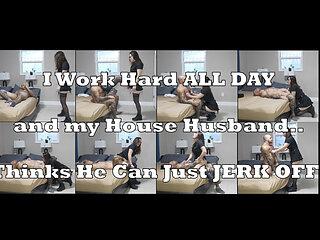 Caught My House Husband Jerking off - Oh Hell No