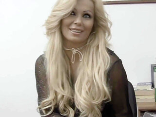 Beautiful Busty MILF Masturbates at Casting