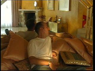 Anal threesome in swimming pool