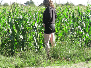 Patricia in Corn Field