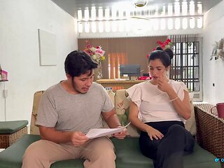 Behind my wife I fuck my lawyer!