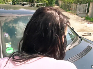 Stranded Teens - Belle Needed a Lift to Brno so Bad, She Begged a Ride From a Random Stranger