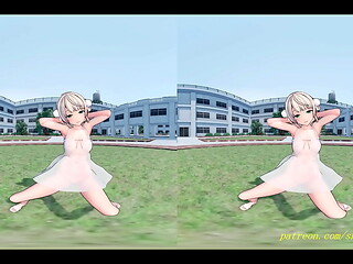 vr180 uimm mmd 3d dance