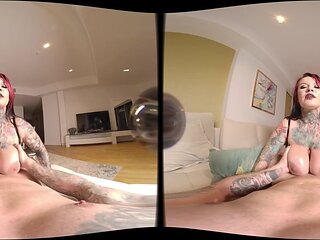 Sumptuous mommy VR incredible adult clip